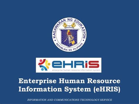 DepEd eHRIS Advances the Aid in Digital Process for .